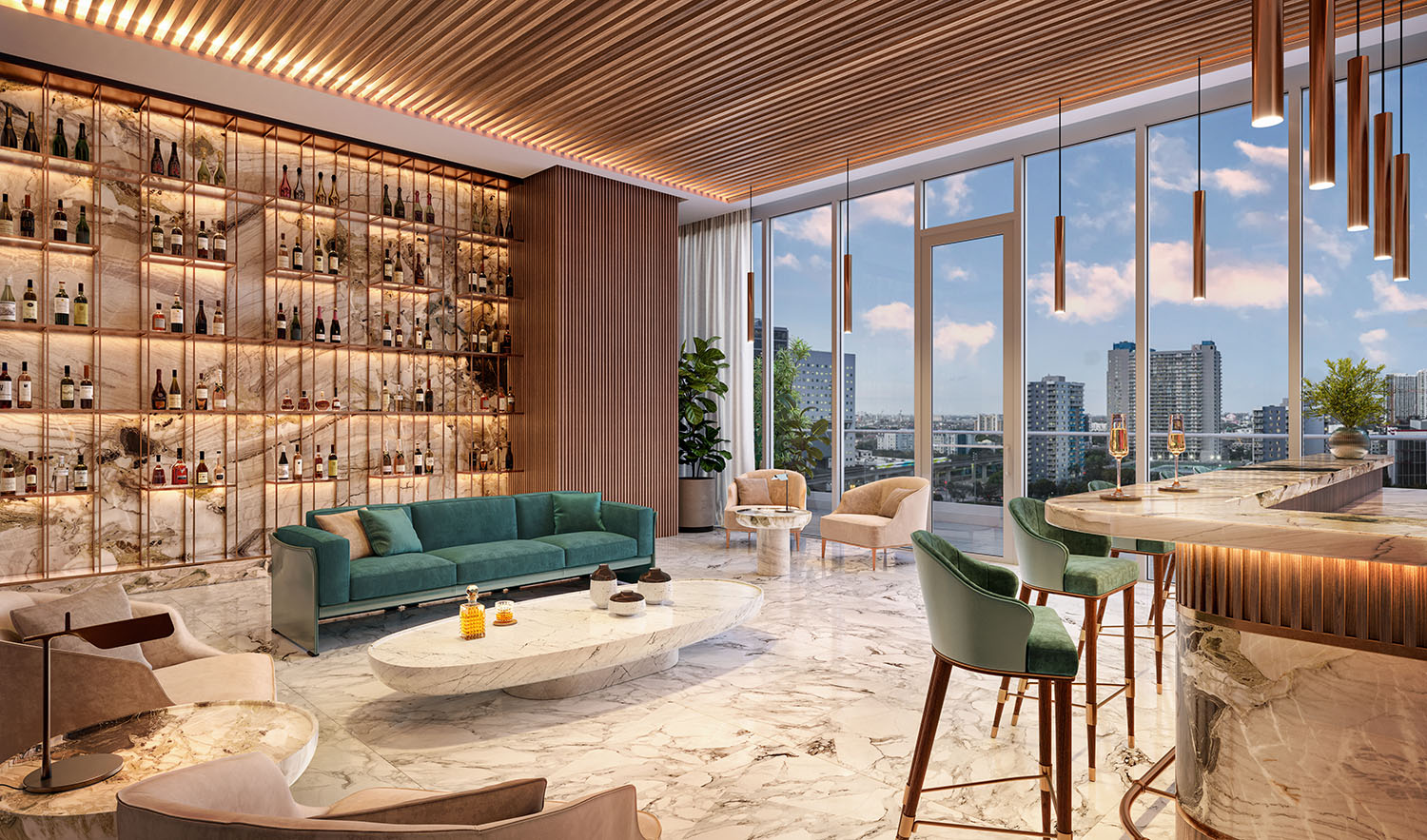 Okan Tower_12th Floor Wine Lounge