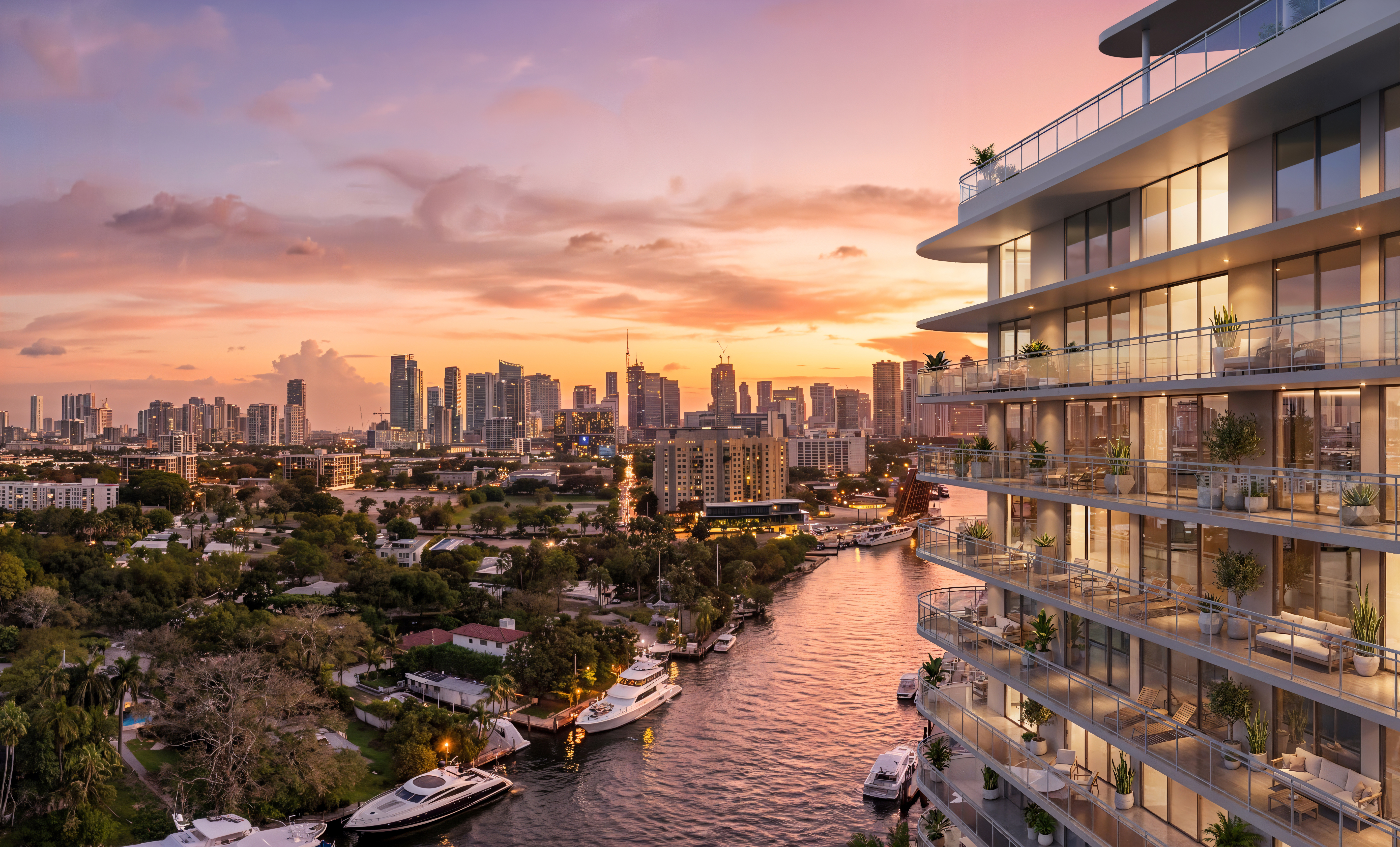 Sunset Balcony View