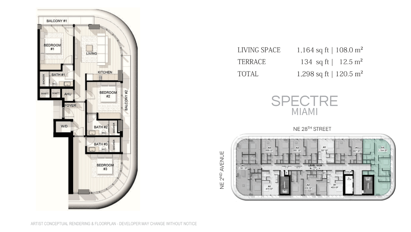 Penthouse Collection floor plan 