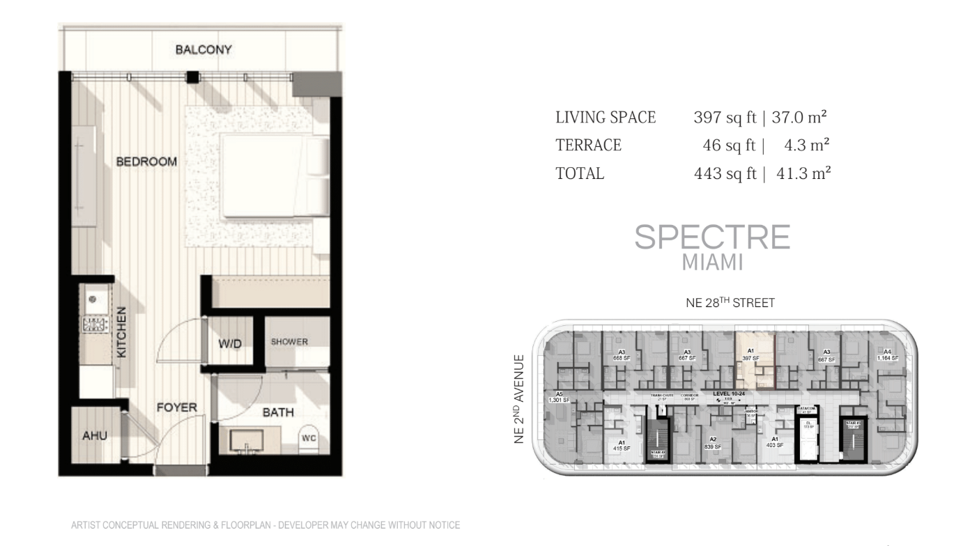 Studio Residences floor plan 